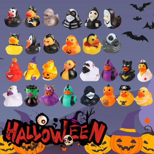 12 Pcs Halloween Rubber Ducks Rubber Duckies for Kids Halloween Party Favors - Picture 7 of 10