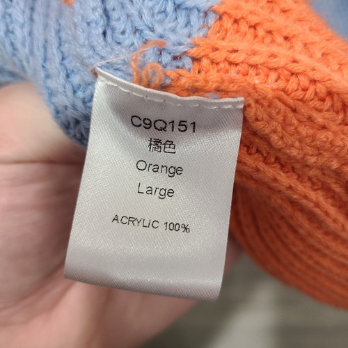 Open Cardigan Size L 100% Acrylic Colorful - Picture 6 of 9