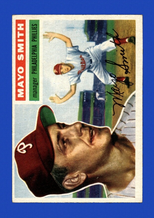 1956 Topps Set-Break # 60 Mayo Smith VG-VGEX *GMCARDS*