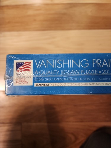 VANISHING PRAIRIE PUZZLE. 1000 Piece. #8011. Factory Sealed. 1996 Vintage - Picture 4 of 4