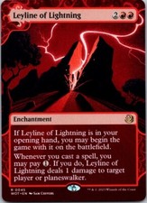 Magic the Gathering Leyline of Lightning Enchanting Tales MTG Free Shipping!