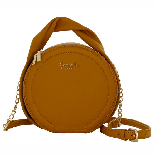 Camomila Bolsa Mujer A Mano Con Bandolera Twister Amarillo 11232 Bolsas Moda - Imagen 5 de 6