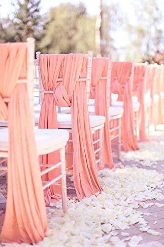 Sheer Chiffon Fabric Crepe Dress Wedding Arch Craft Dress Drape Material 44" - Picture 2 of 43