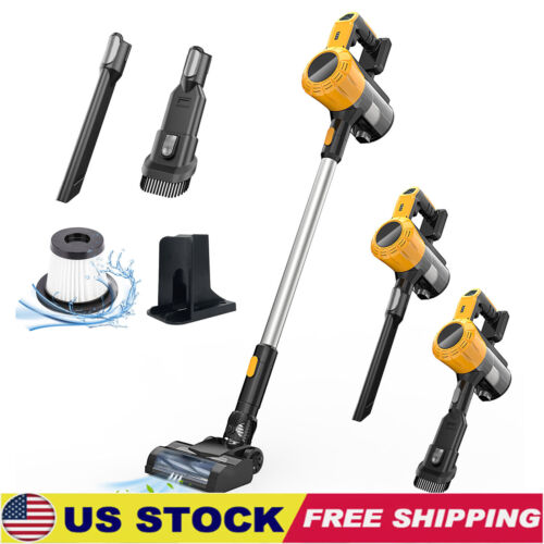 20V Cordless Vacuum Rechargeable Handheld Vacuum with 5pcs Accessories