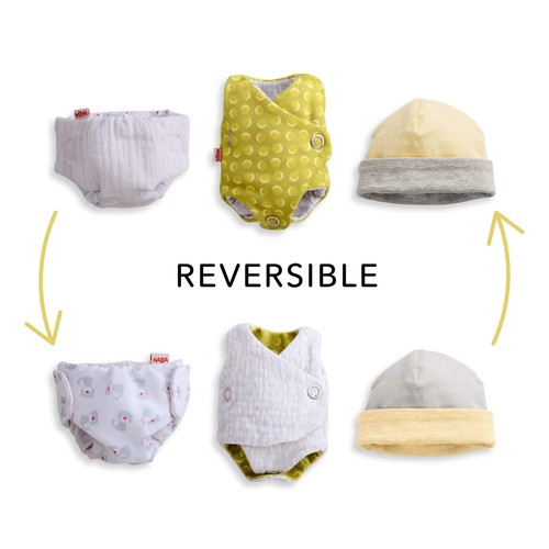 HABA Babypuppe Maxime - weicher Begleiter mit Zubehör (maschinenwaschbar) - Bild 6 von 10