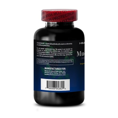 Gehirnnahrung - MUCUNA PRURIENS SAMTBOHNE - Steigerung der nachhaltigen natürlichen Energie 1 FLASCHE - Bild 3 von 15