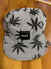 Cannabis Hats-  1 Huf 5 Panel Camp Hat.  1 Edison Cannabis Company  (yupoong)