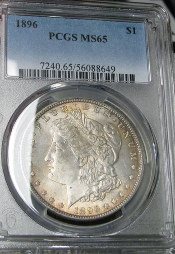 1896 Morgan Dollar Silver  ---- MS-65 PCGS Graded Coin ---- #216C