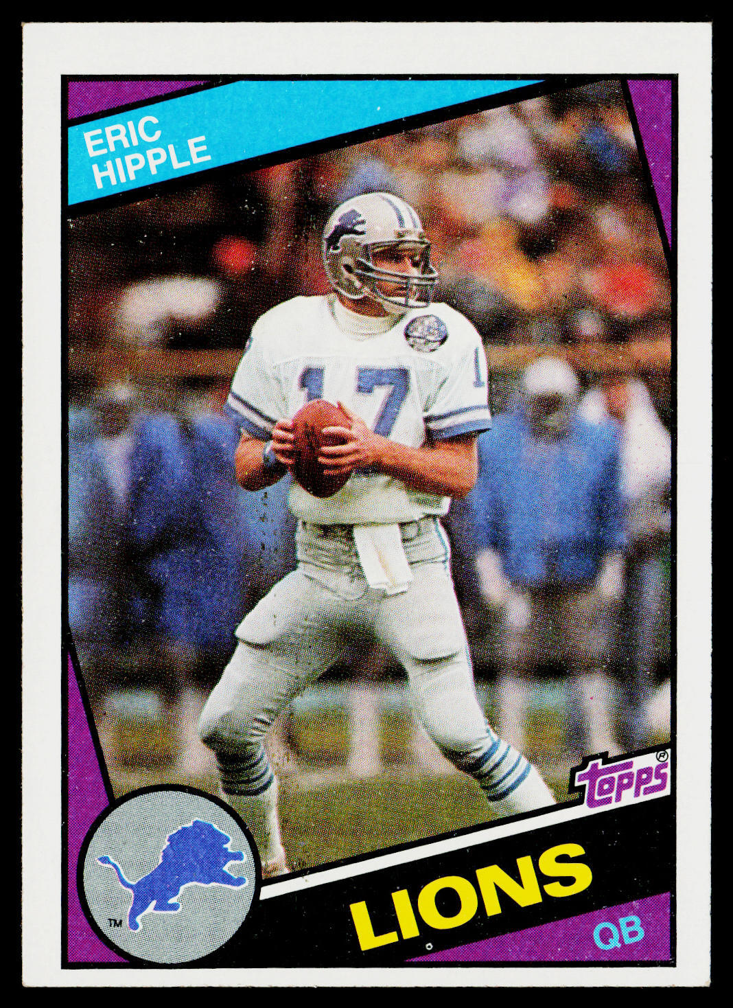 Eric Hipple 1984 Topps #255 Detroit Lions