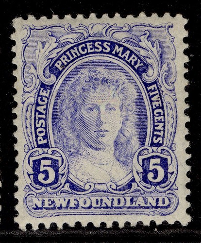 CANADA - Newfoundland GV SG121, 5c ultramarine, M MINT. Cat £10.