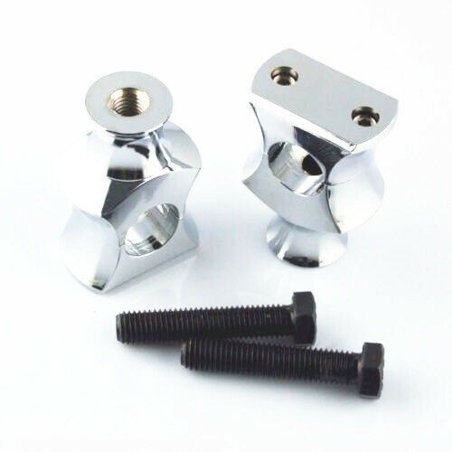Motociclo 1'' 25 mm Riser manubrio Barra grassa Montare MORSETTO Cafe Racer ATV - Picture 5 of 5