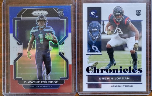 (50) NFL Rookie RC 1st Bowman Insert Prizm Parallel Auto Relic Serial #'d Lot C - Picture 8 of 24