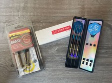 Accudart Darts, Brass Barrel w/ Feather Flights, Set of 3 Centaur Set of 3