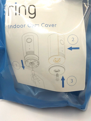 RING Indoor Cam Cover Security Camera Privacy Cover - White NEW - Picture 3 of 3