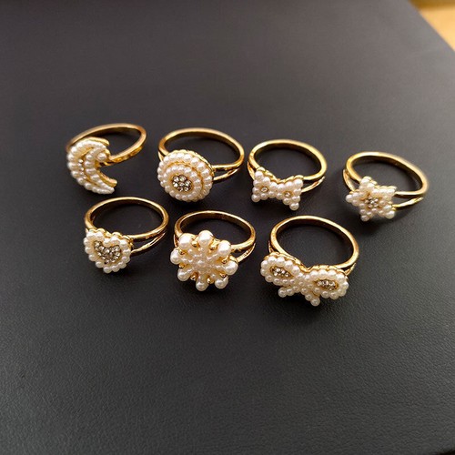 100Pcs Wholesale Colorful Crystal Mixed Rings Bulk Finger Band Ring Jewelry Lot - Picture 116 of 137