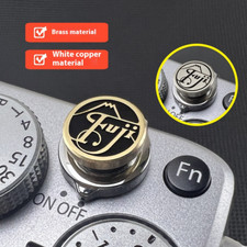 Shutter Button Hot Shoe Cover brass Suitable for Fuji, Nikon, Leica, Canon