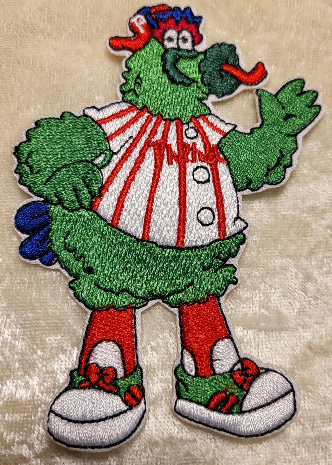 Philadelphia Phillies Phanatic Mascot Iron /Sew On Embroidered Patch~USA Seller!