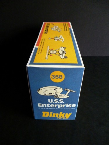Dinky Nº358 Star Trek USS Enterprise 1976 con nave transbordador, 2 fotones y caja. - Imagen 9 de 11