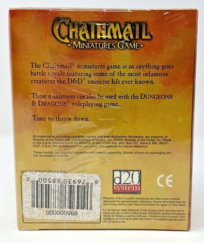 NEW!! Dungeons & Dragons Chainmail - D&D Naresh Howler Set 2 - Picture 2 of 2