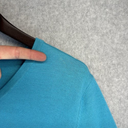 Maglione donna Casual Corner Annex Petite taglia grande blu con bottoni leggero - Foto 12 di 12