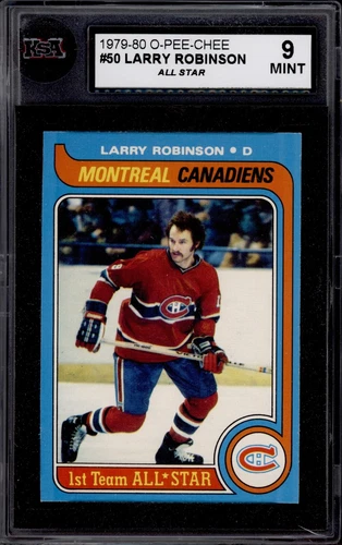 1979-80 OPC #50 LARRY ROBINSON ALL STAR KSA 9 MINT