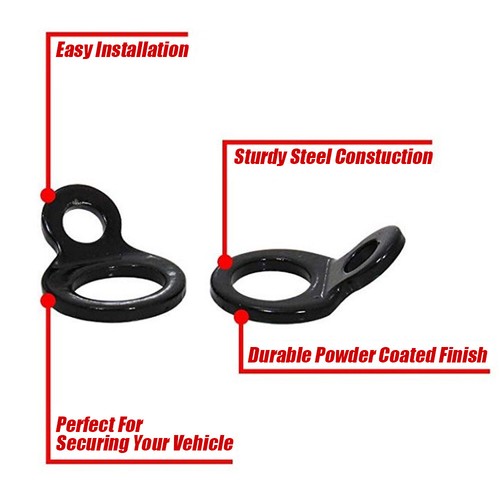 4 piezas ganchos de anclaje para atar piezas de motocicleta accesorios de anillo de correa de amarre de suciedad - Imagen 8 de 14