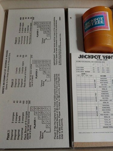 Vintage Jackpot Yahtzee Board Game 1980 Complete  - Picture 3 of 4