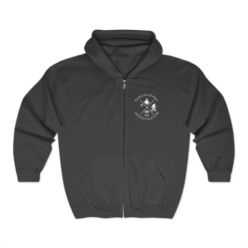 Paranormal Investigator Haunted Places full zip Hoodie, Gift for Ghost Hunters - Picture 4 of 7