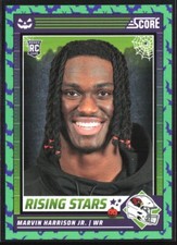 2024 Score Football Halloween Green Bat Rising Stars RC #38 Marvin Harrison Jr.
