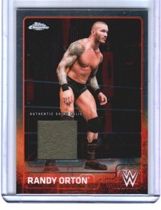 WWE-Randy-Orton-2015-Topps-Chrome-Event-Used-Shirt-Relic-Card-Grey