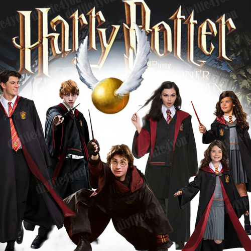 Harry Potter Kostüm Umhang Robe Mantel Krawatte Gryffindor Slytherin Ravenclaw - Bild 10 von 35