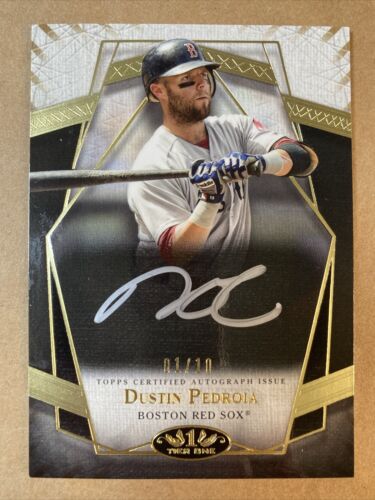 DUSTIN PEDROIA 2023 Topps Five Star Prime Performers SILVER INK Auto #01/10 *hl - Picture 1 of 2