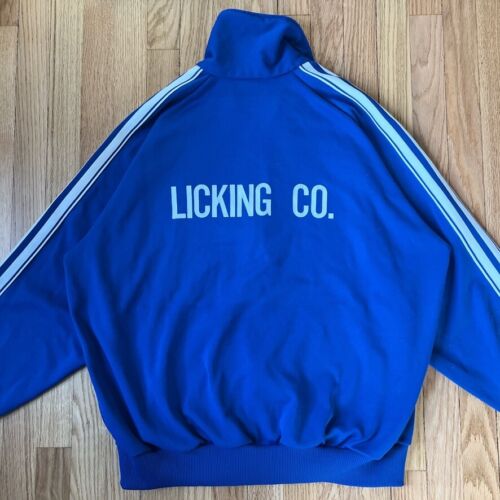 Vintage ASICS Tiger Athletic Track Jacket Men's Blue Onitsuka Tiger Zip Up - Picture 3 of 5