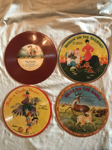 28 VINTAGE 45 U/min Schallplatten / 10 Vintage Kinder 45 U/min Schallplatten - Bild 7 von 10