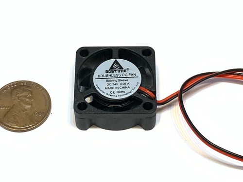 4 pièces ventilateur hotend 24v extrudeuse 25 mm 25x25x10 mm imprimante 3D 2510 B18 - Photo 3/4