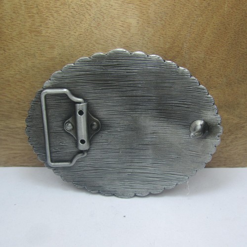 Vintage Oval Religion Cross Cowboy Kneeling Prayer And Horse Design Belt Buckles - Picture 3 of 10