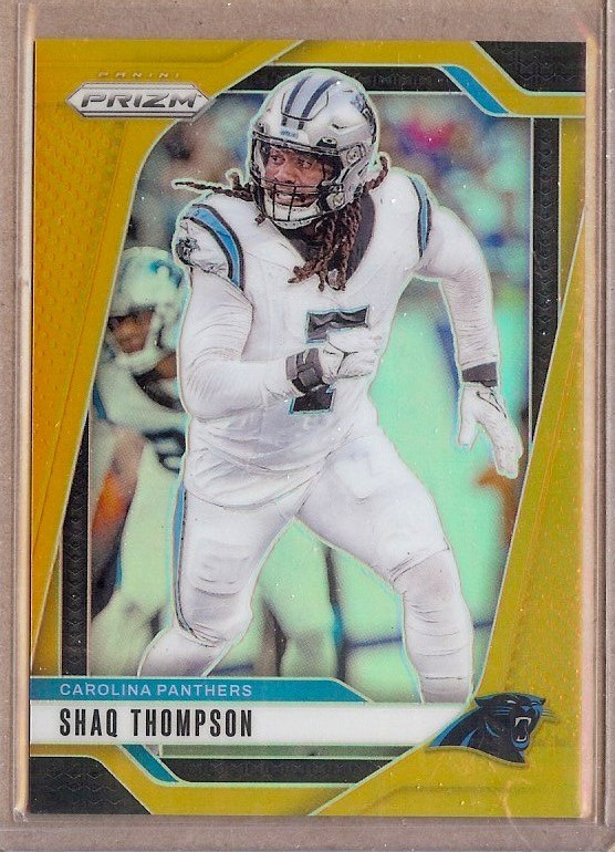 2024 PANINI PRIZM GOLD PRIZM #41 SHAQ THOMPSON 08/10!!