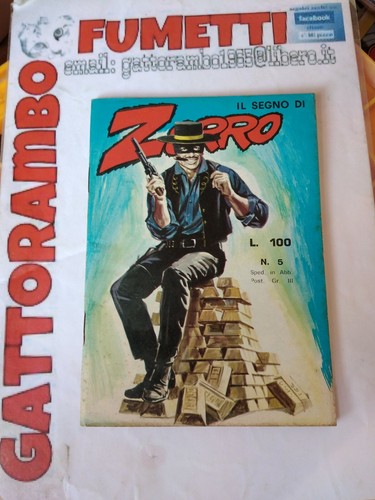 Segno Di Zorro N.5 Anno 1973 - Gogit Ottimo