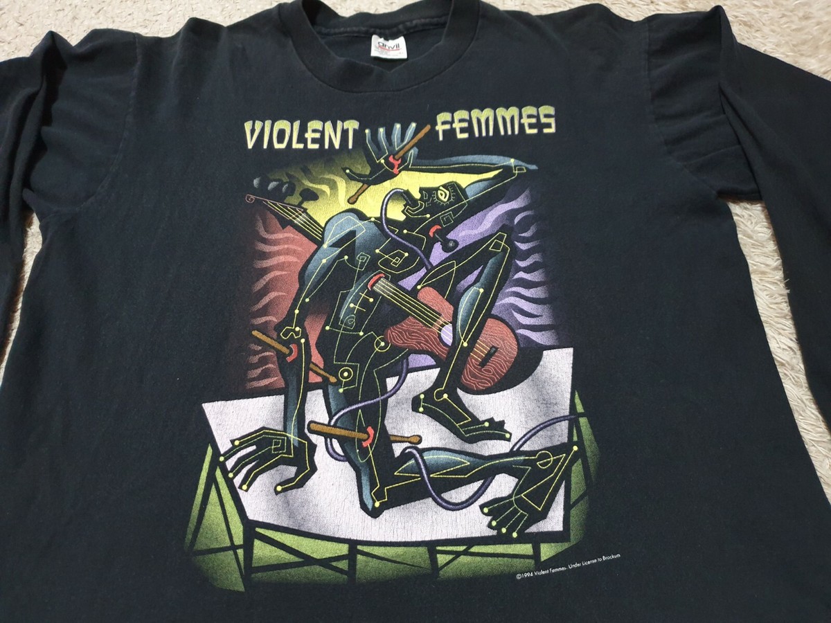 Vintage Violent Femmes Alt Rock Band Concert Tour T Shirt Vintage Violent Femmes Alt Rock Band Concert Tour T Shirt