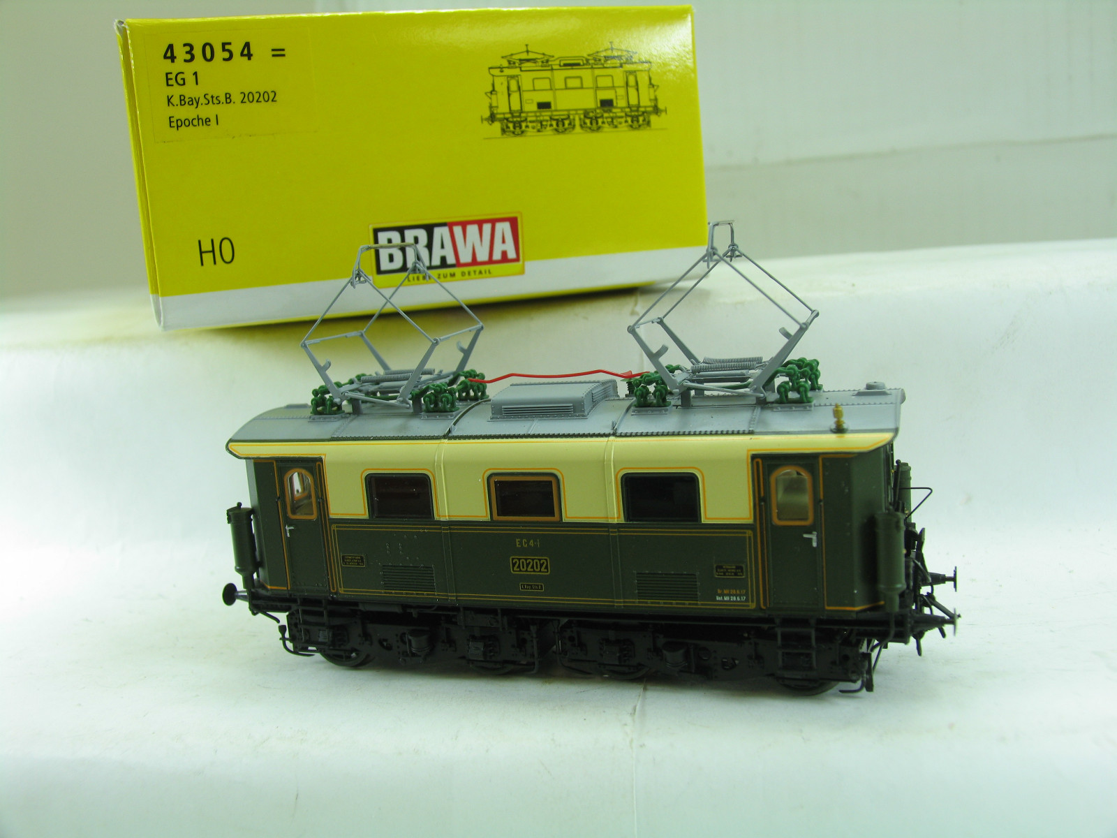 BRAWA 43054 E-Lok eg1 verde crema delle K. Bay. STS. B k166 BRAWA 43054 E-Lok eg1 verde crema delle K. Bay. STS. B k166