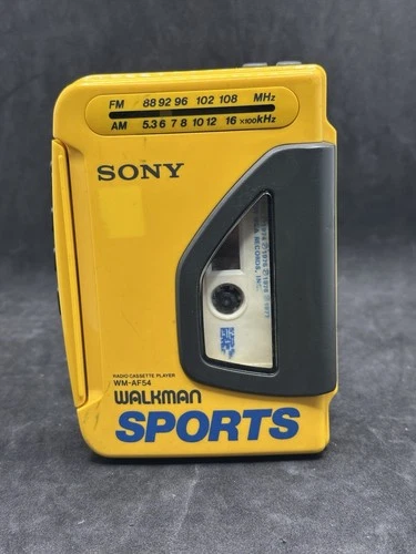 Sony Walkman Sports WM-AF54 Cassette Player AM/FM Vintage 1980s - Tested - Works