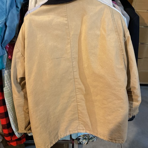 Vintage Berne Apparel Workwear Chore Jacket Brown Canvas Sz 2XL USA Rugged - Picture 3 of 20