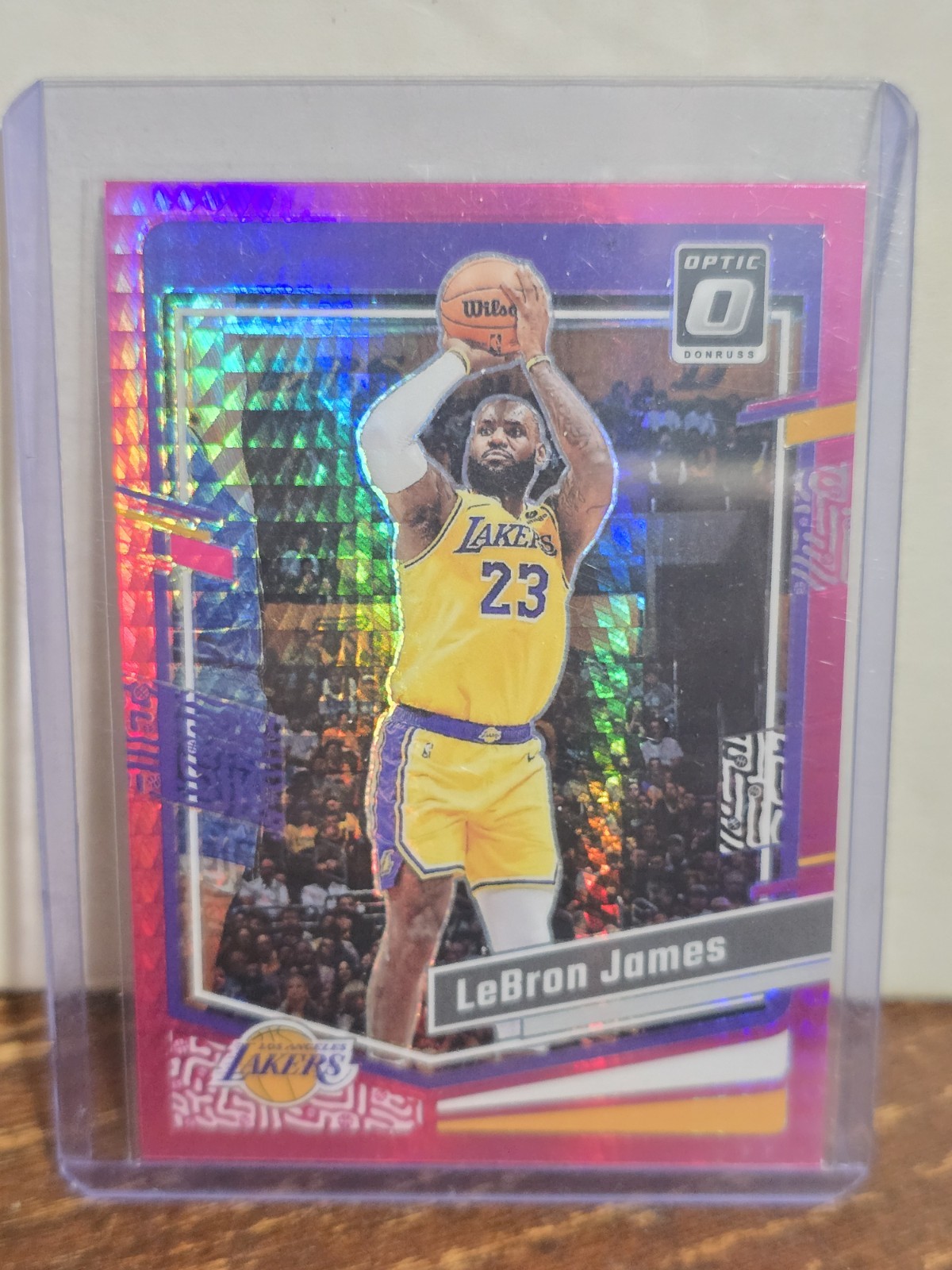 2023-24 Panini Donruss Optic - LeBron James #65 Pink Hyper Prizm