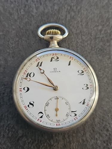 Antike Omega Taschenuhr Pocket Watch Montre de Poche  2-23