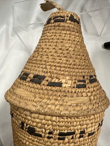 Old Basket Weaved Unique Cloth Connection, Tohono O'Odham Indian PAPAGO - Picture 18 of 24