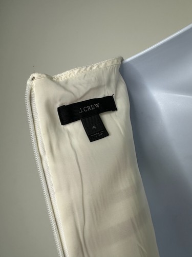 J. CREW Suiting Double Stripe Cap Sleeve Etuikleid Pink & Ivory Size 4 - Bild 5 von 5