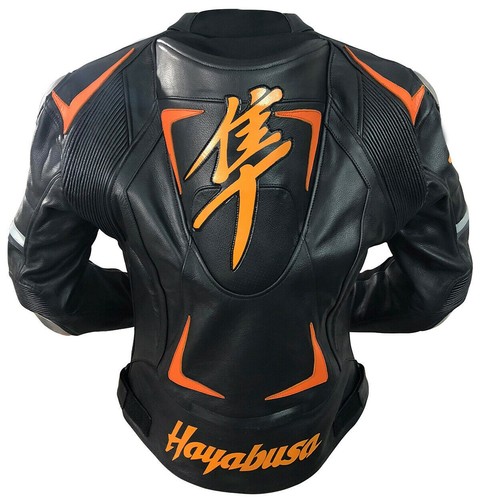 Suzuki Hayabusa  Armour Cowhide Motorcycle Biker Racing Leather Jacket Motorbike - Bild 2 von 4