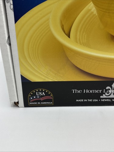 Sunflower Fiestaware 5-Piece Place Setting 830 320 Homer Laughlin - Picture 5 of 15