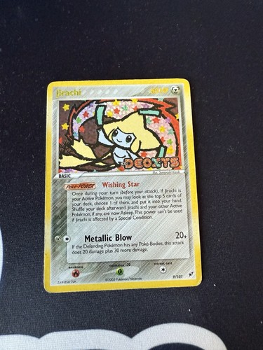 Jirachi 9/107 EX Deoxys Reverse Holo Stamped