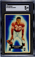 1955 Bowman - Hugh McElhenny #75 College and Pro Hall of Famer 49ers SGC 5
